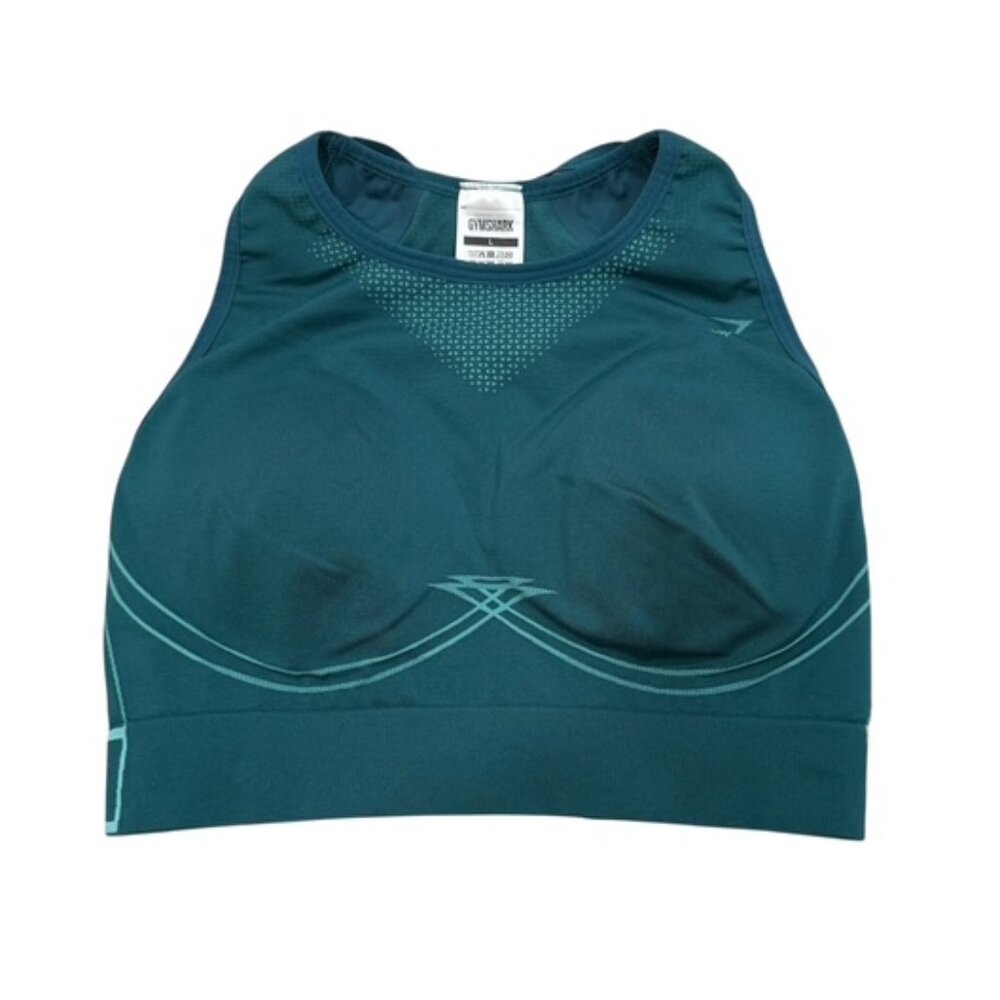 Gymshark Apex Seamless Sports Bra Teal Size L